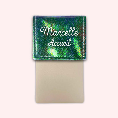 Holo Green Magnetic Pouch