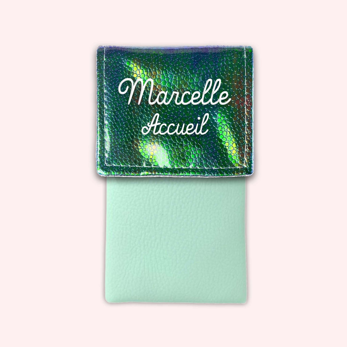 Holo Green Magnetic Pouch