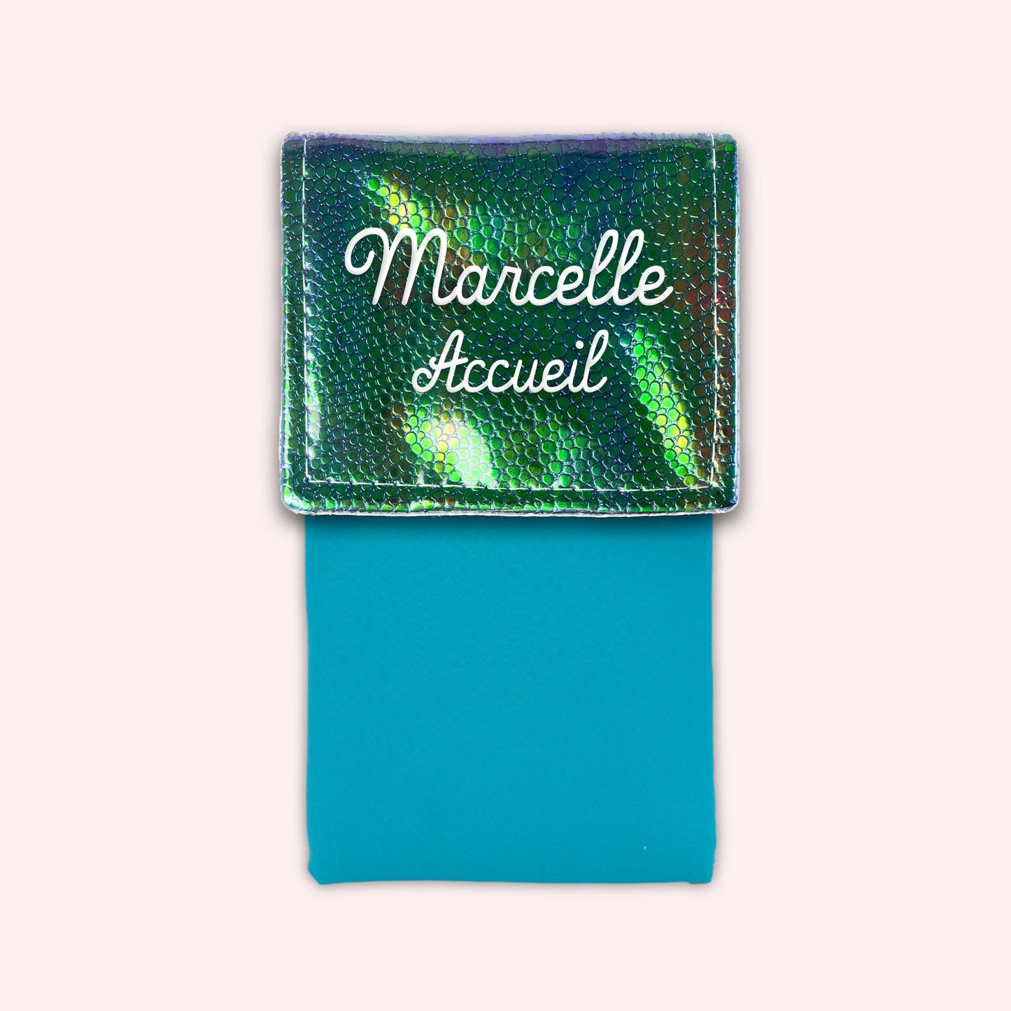 Holo Green Magnetic Pouch