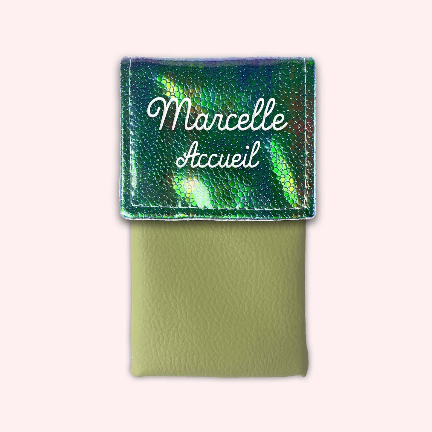 Holo Green Magnetic Pouch