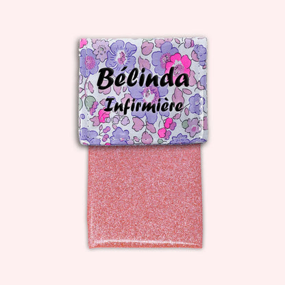Pochette aimantée Liberty Betsy Fluo Violet