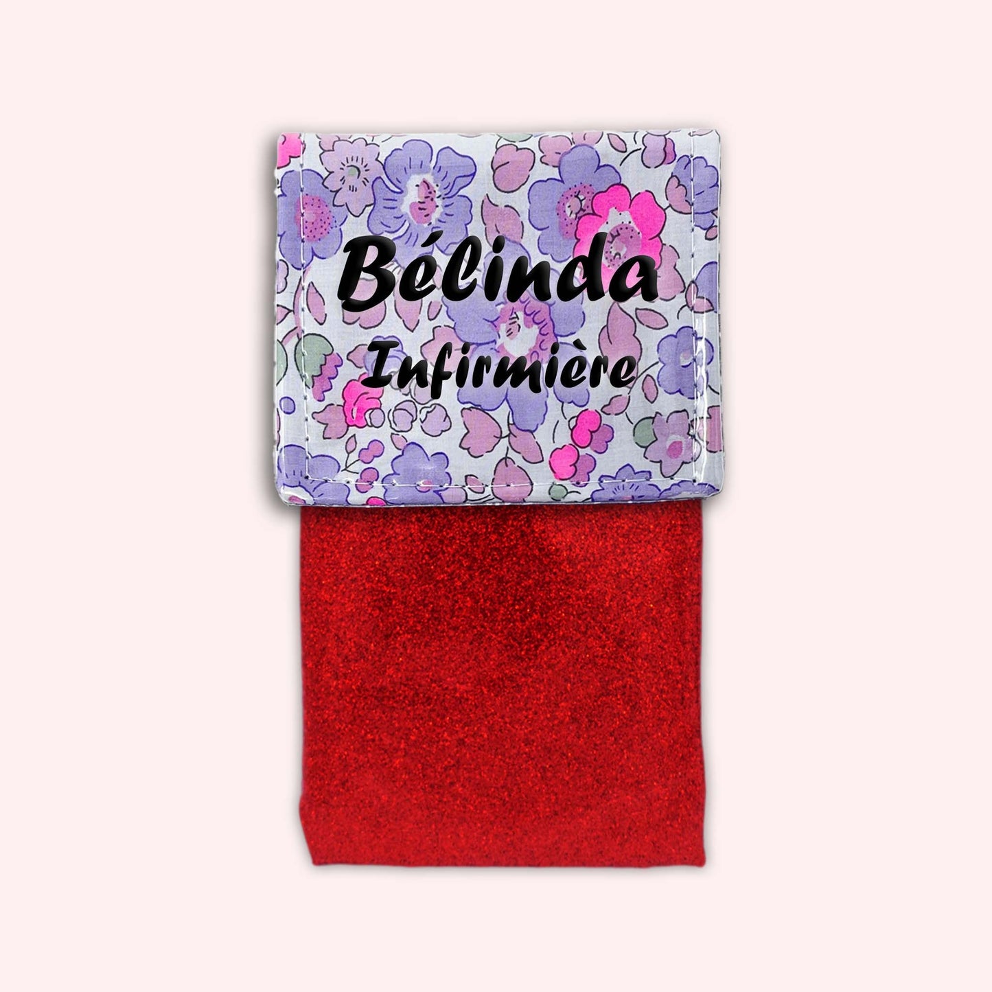 Pochette aimantée Liberty Betsy Fluo Violet