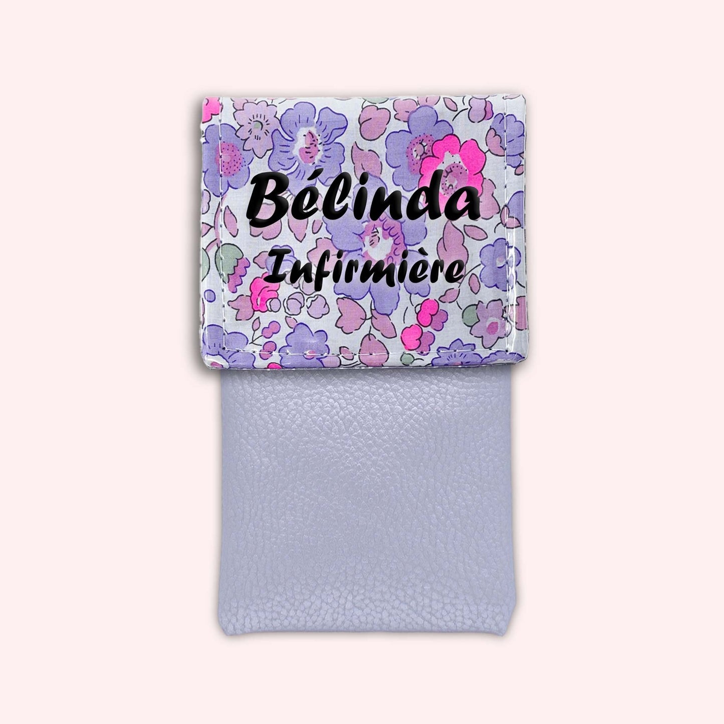 Pochette aimantée Liberty Betsy Fluo Violet