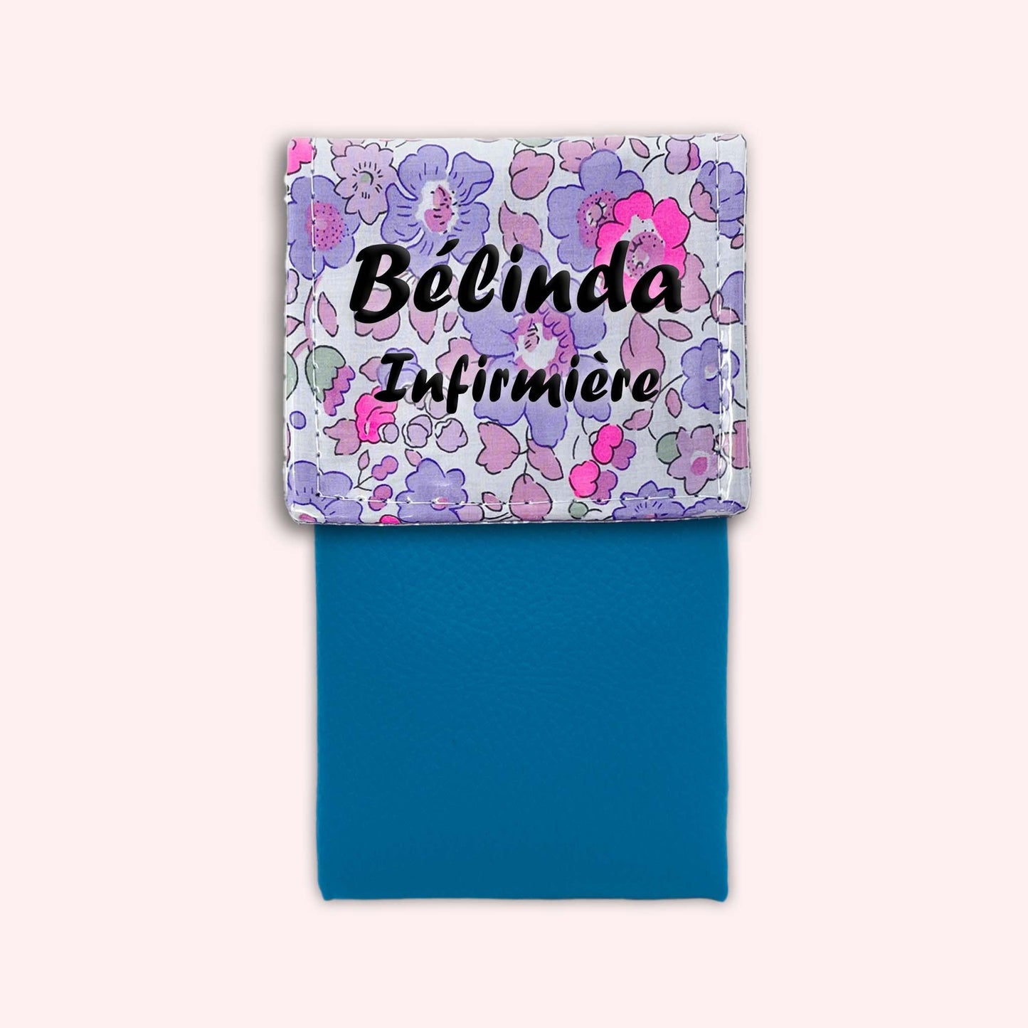 Pochette aimantée Liberty Betsy Fluo Violet