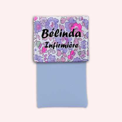 Pochette aimantée Liberty Betsy Fluo Violet