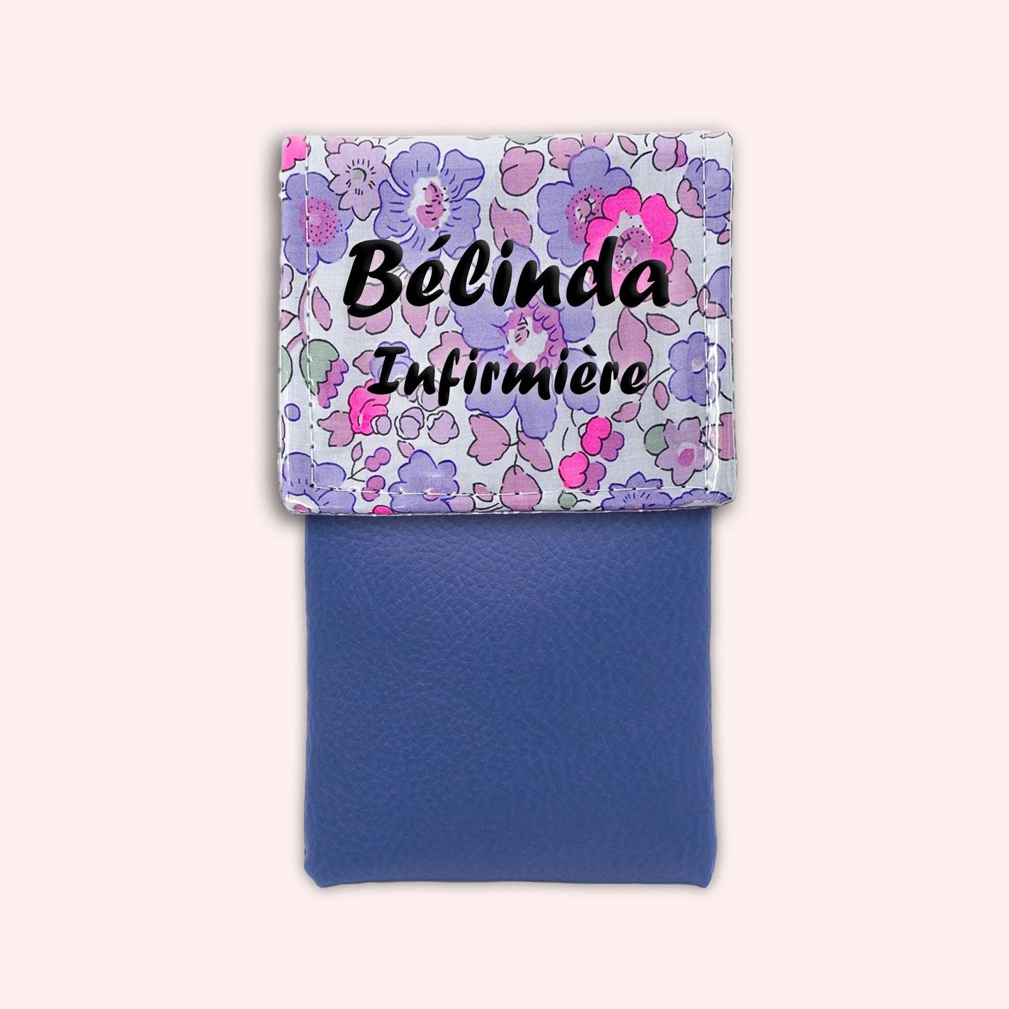 Pochette aimantée Liberty Betsy Fluo Violet