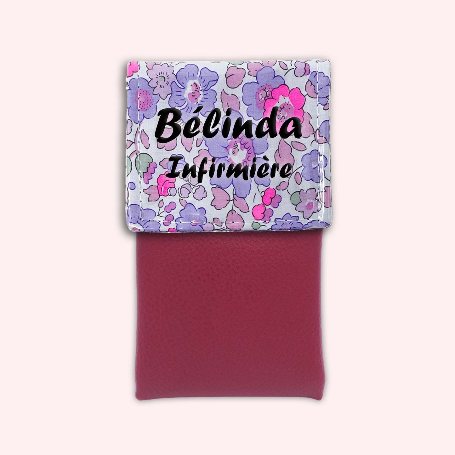 Pochette aimantée Liberty Betsy Fluo Violet