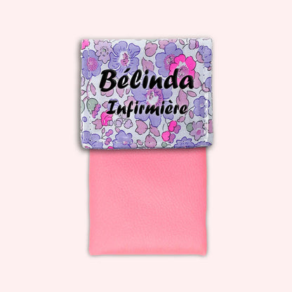 Pochette aimantée Liberty Betsy Fluo Violet