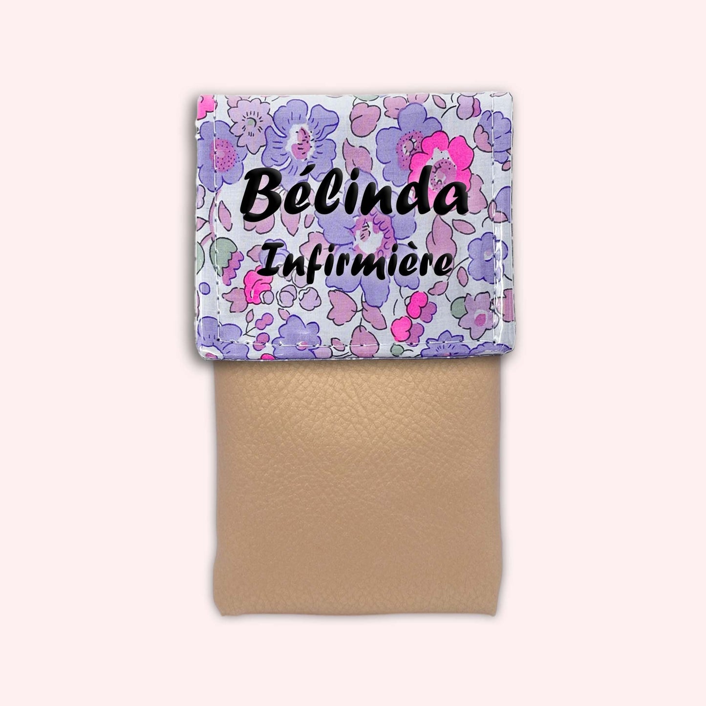 Pochette aimantée Liberty Betsy Fluo Violet