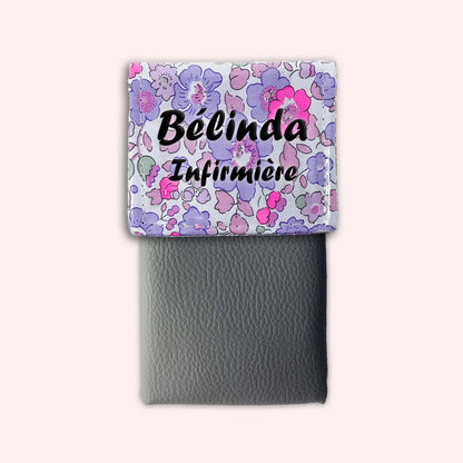 Pochette aimantée Liberty Betsy Fluo Violet