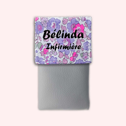 Pochette aimantée Liberty Betsy Fluo Violet