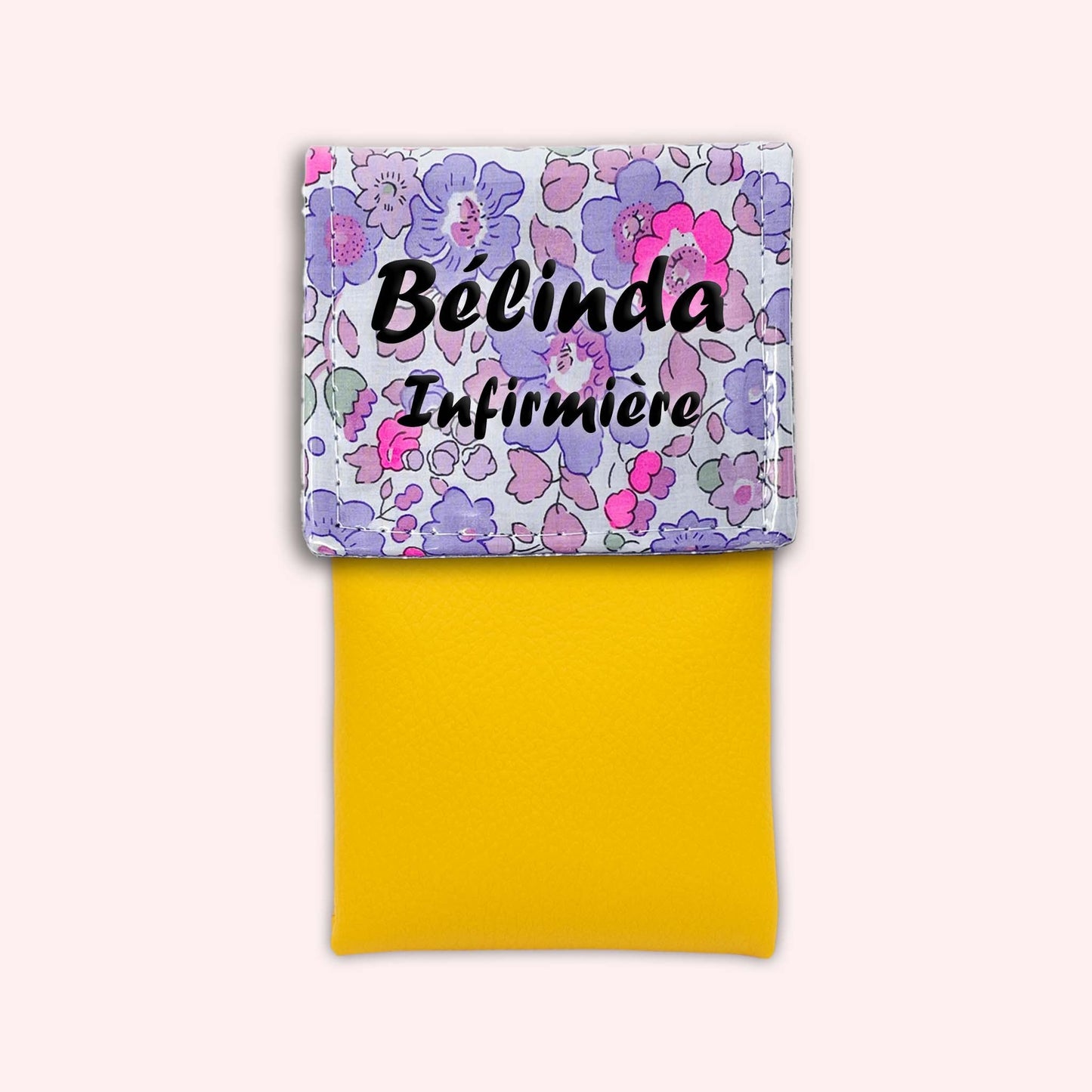 Pochette aimantée Liberty Betsy Fluo Violet