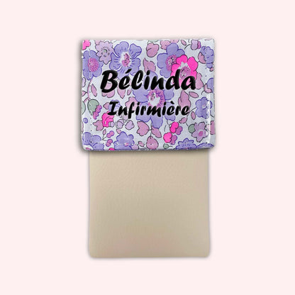 Pochette aimantée Liberty Betsy Fluo Violet