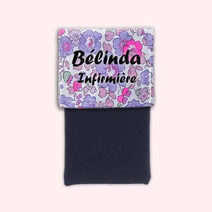 Pochette aimantée Liberty Betsy Fluo Violet