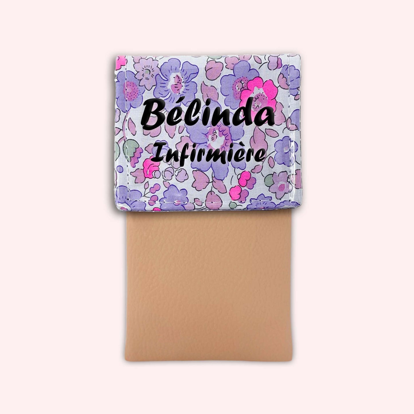 Pochette aimantée Liberty Betsy Fluo Violet
