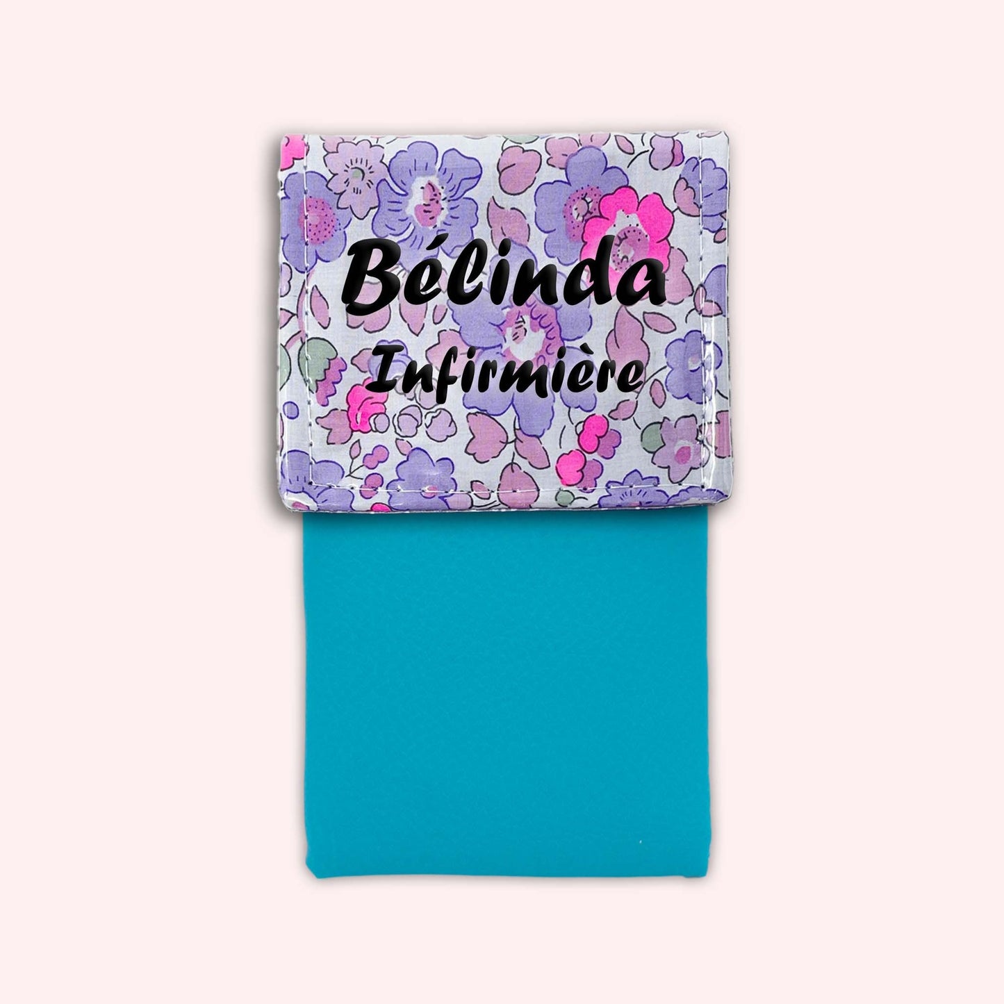 Pochette aimantée Liberty Betsy Fluo Violet