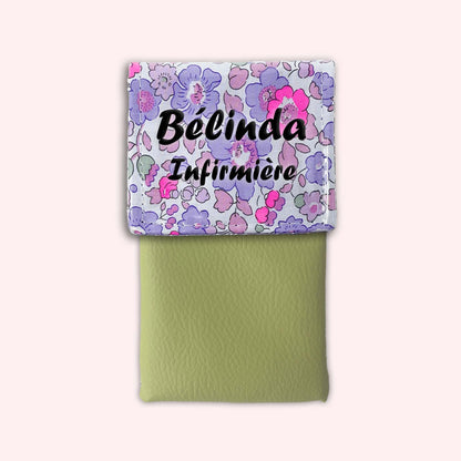 Pochette aimantée Liberty Betsy Fluo Violet