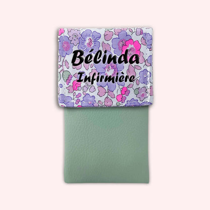 Pochette aimantée Liberty Betsy Fluo Violet