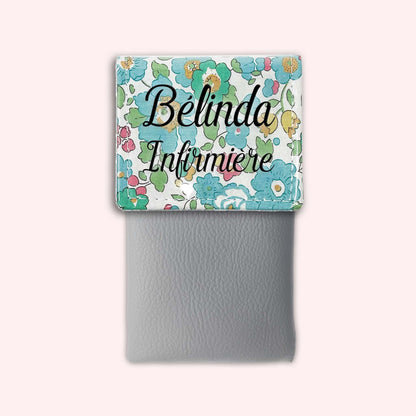 Pochette aimantée Liberty Betsy Menthe