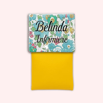 Pochette aimantée Liberty Betsy Menthe