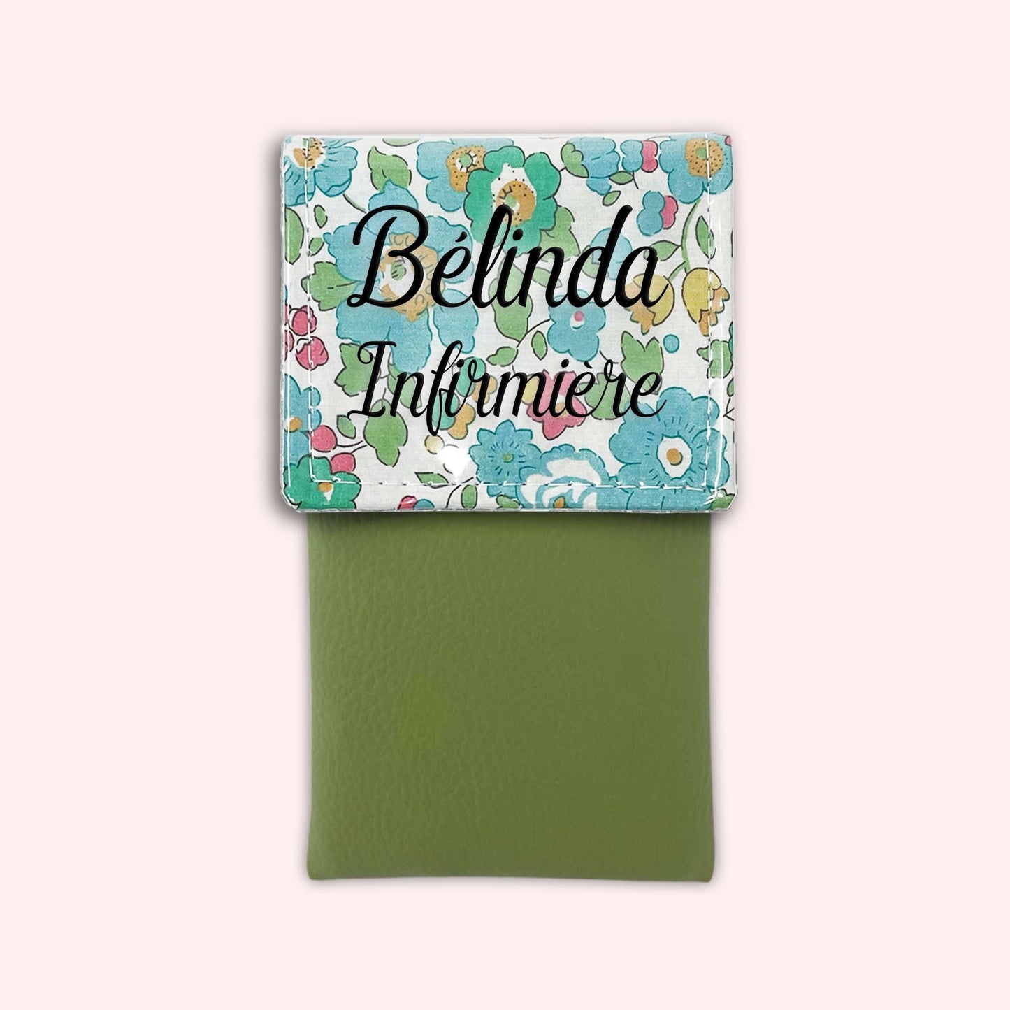 Pochette aimantée Liberty Betsy Menthe