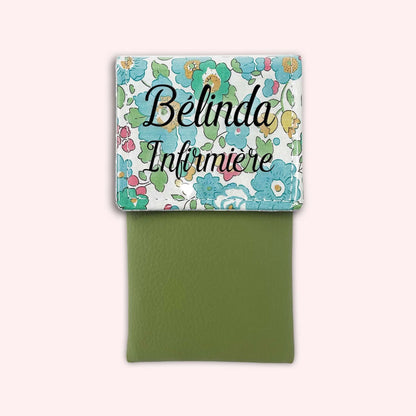 Pochette aimantée Liberty Betsy Menthe