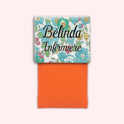 Pochette aimantée Liberty Betsy Menthe