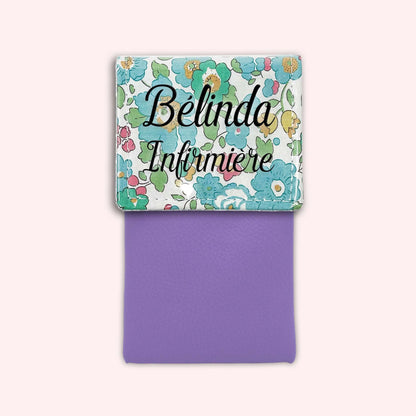 Pochette aimantée Liberty Betsy Menthe