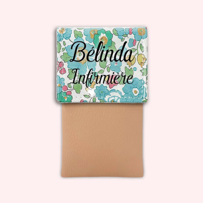 Pochette aimantée Liberty Betsy Menthe