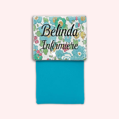 Pochette aimantée Liberty Betsy Menthe