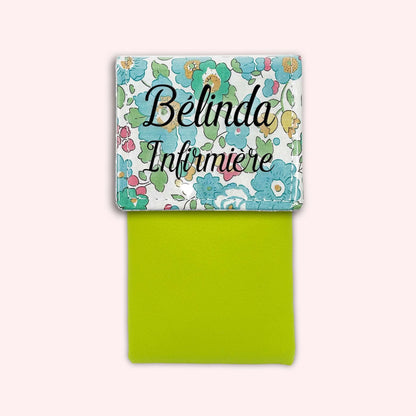 Pochette aimantée Liberty Betsy Menthe
