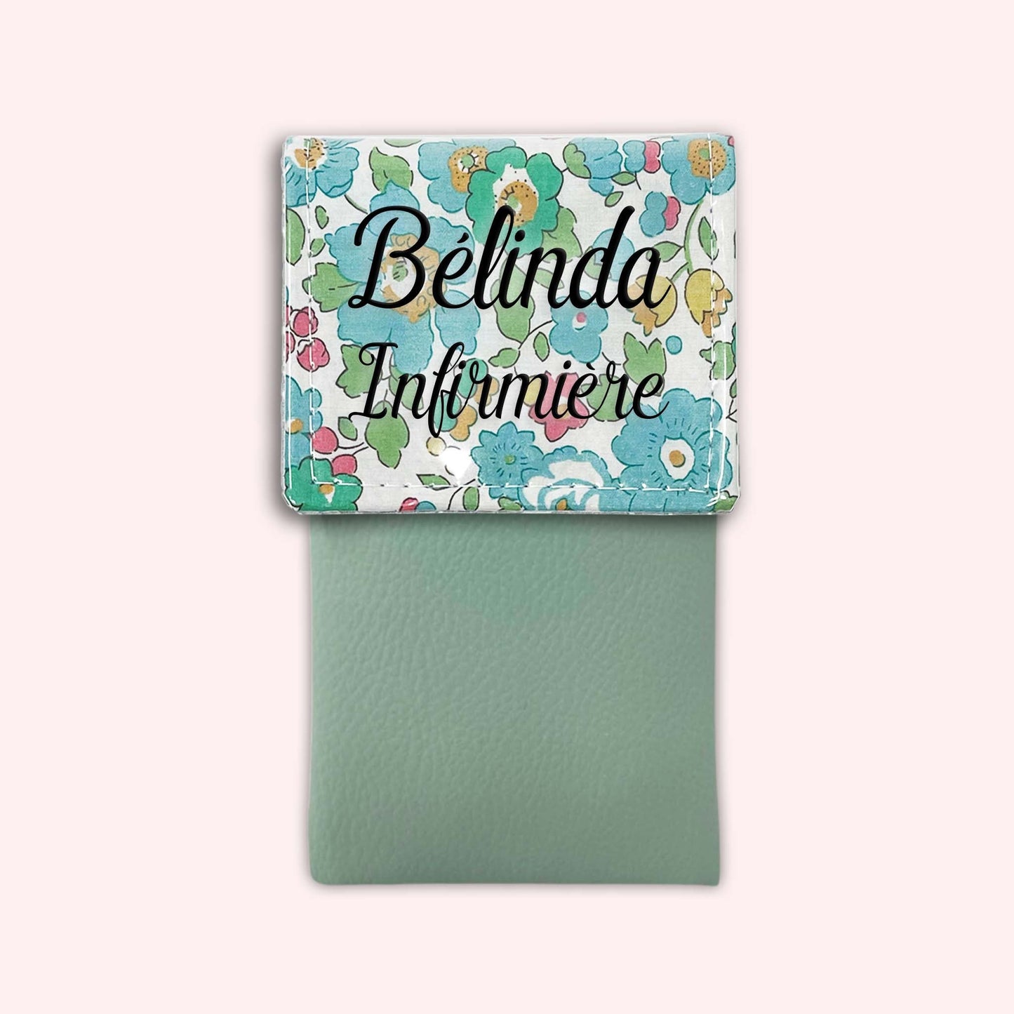 Pochette aimantée Liberty Betsy Menthe