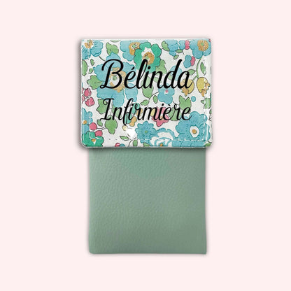 Pochette aimantée Liberty Betsy Menthe