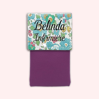 Pochette aimantée Liberty Betsy Menthe