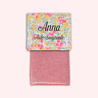 Pochette aimantée Liberty Wiltshire Fluo