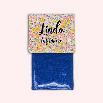 Pochette aimantée Liberty Wiltshire Jaune Rose