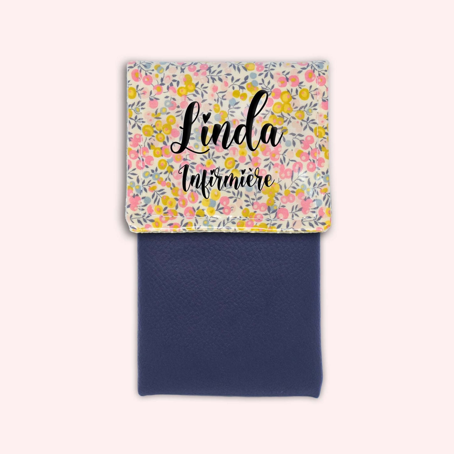 Pochette aimantée Liberty Wiltshire Jaune Rose