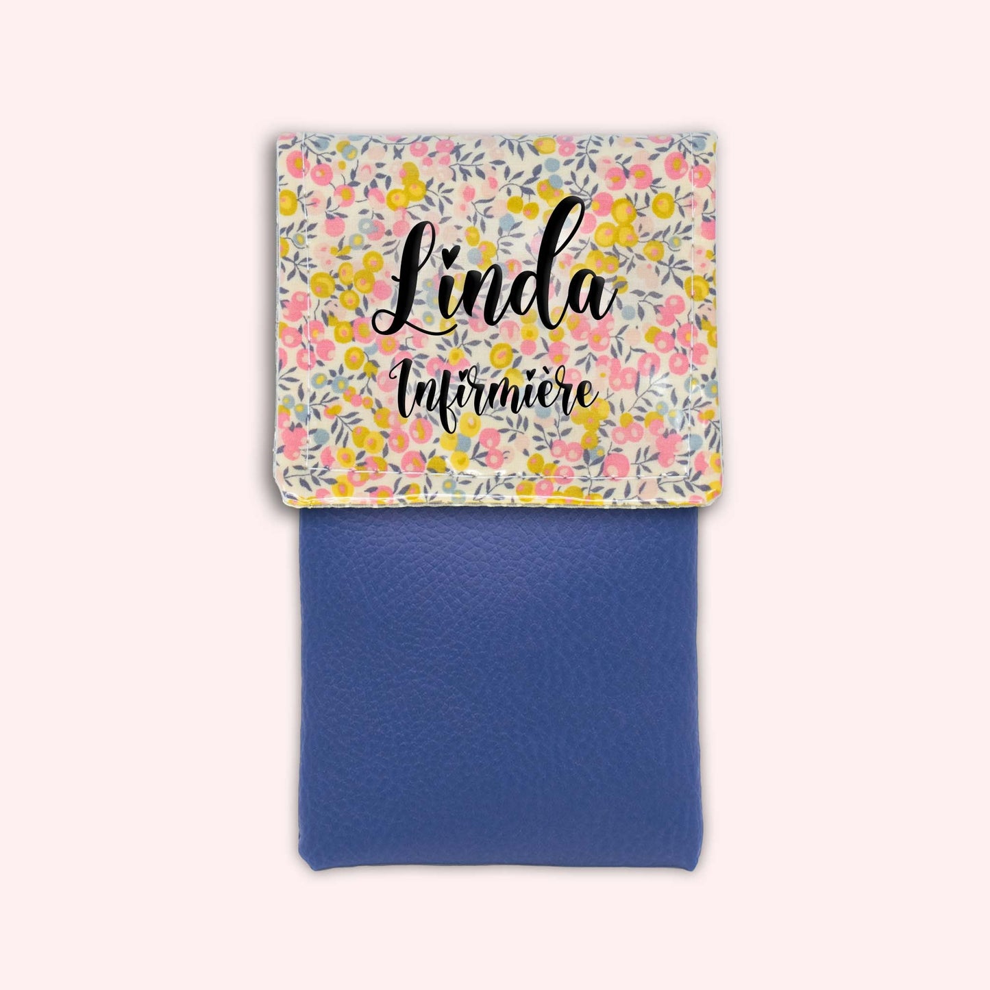 Pochette aimantée Liberty Wiltshire Jaune Rose