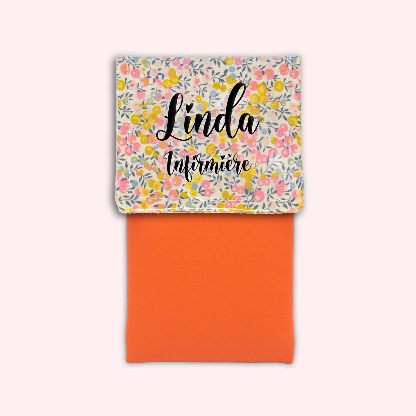 Pochette aimantée Liberty Wiltshire Jaune Rose
