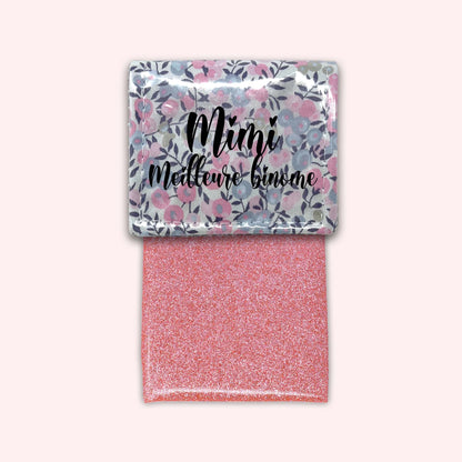 Pochette aimantée Liberty Wiltshire Parme