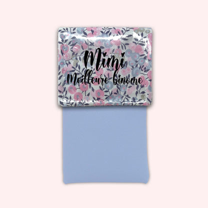 Pochette aimantée Liberty Wiltshire Parme