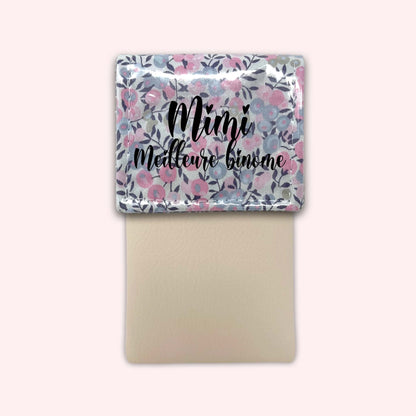 Pochette aimantée Liberty Wiltshire Parme