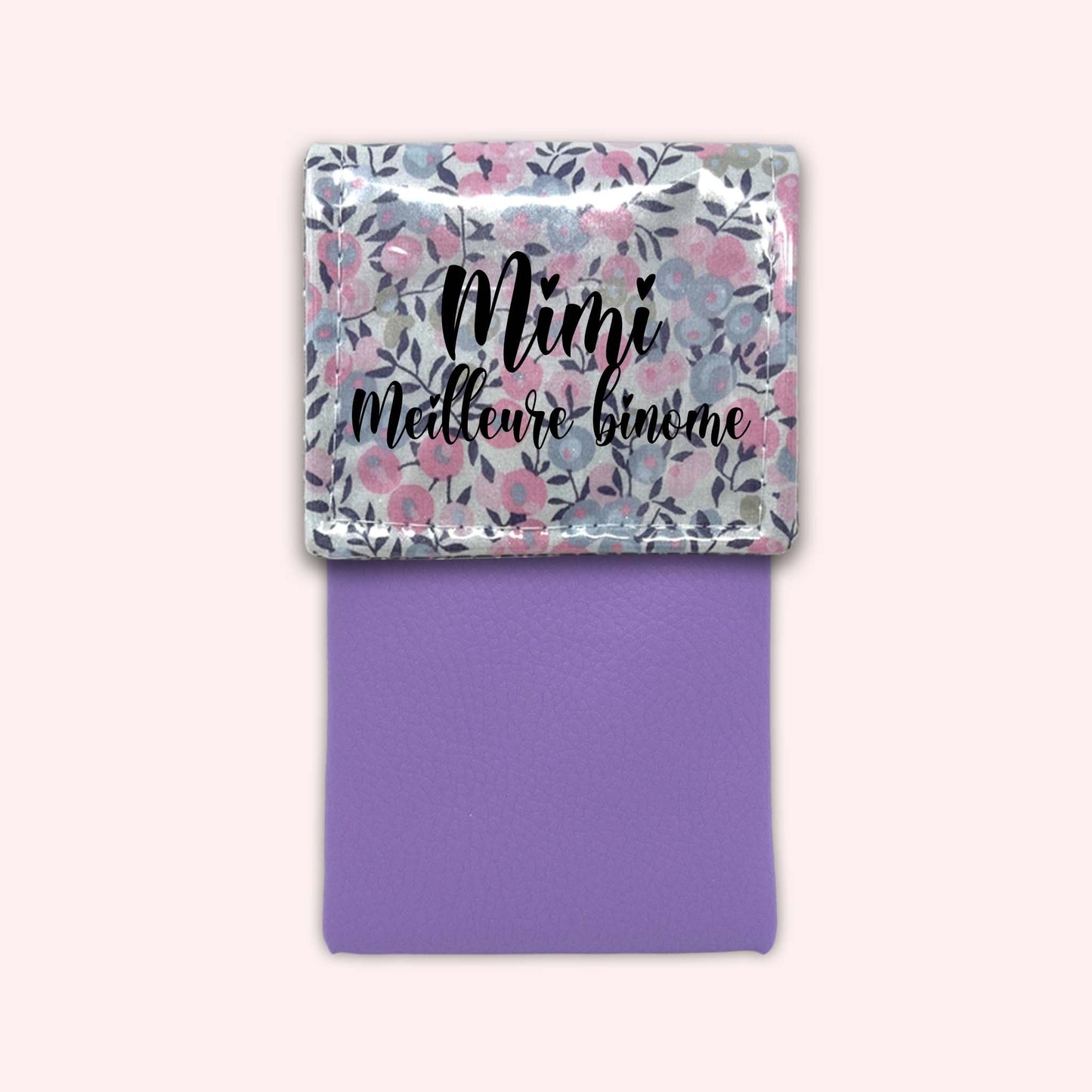 Pochette aimantée Liberty Wiltshire Parme