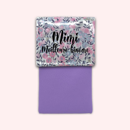 Pochette aimantée Liberty Wiltshire Parme