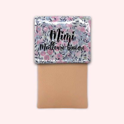 Pochette aimantée Liberty Wiltshire Parme