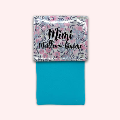 Pochette aimantée Liberty Wiltshire Parme
