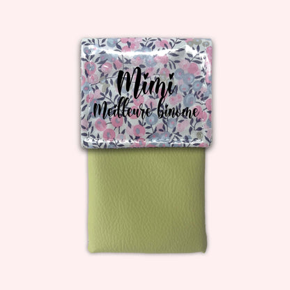 Pochette aimantée Liberty Wiltshire Parme