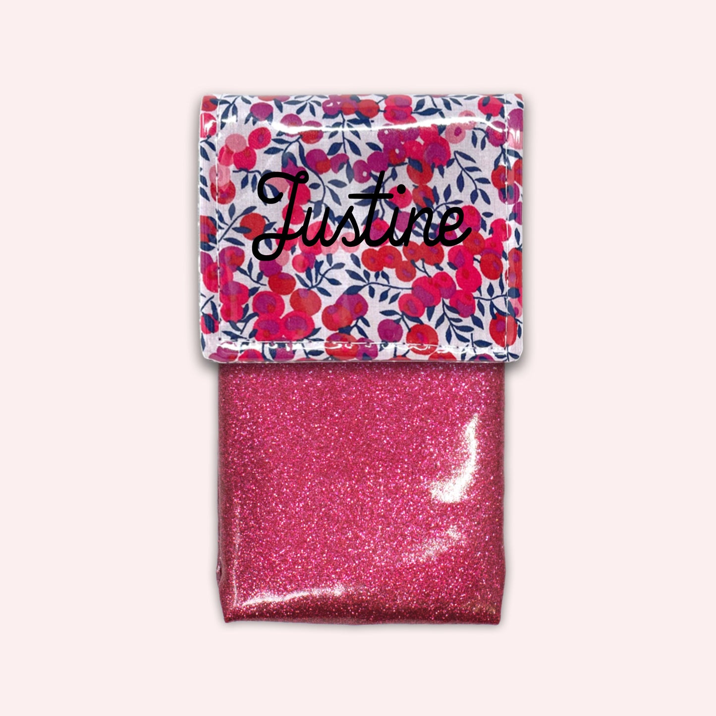 Pochette aimantée Liberty Wiltshire Rouge