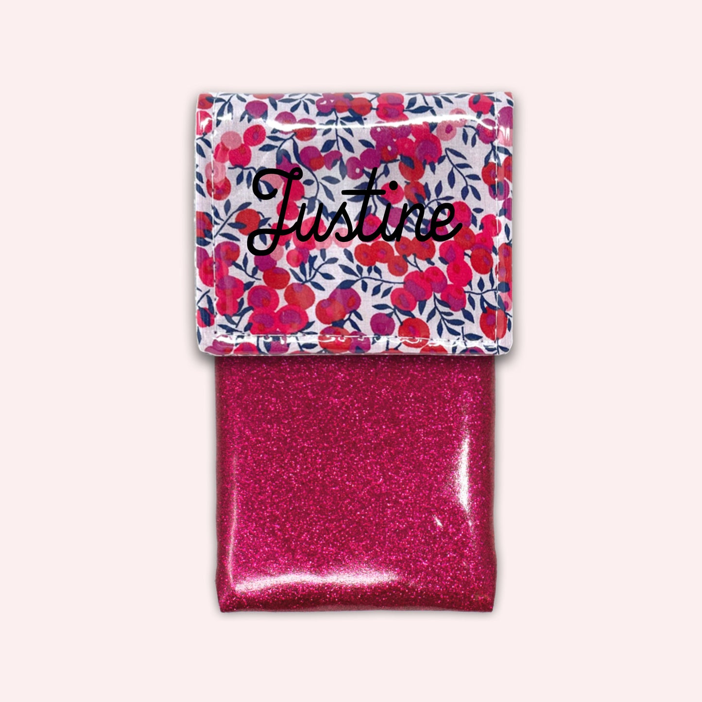 Pochette aimantée Liberty Wiltshire Rouge