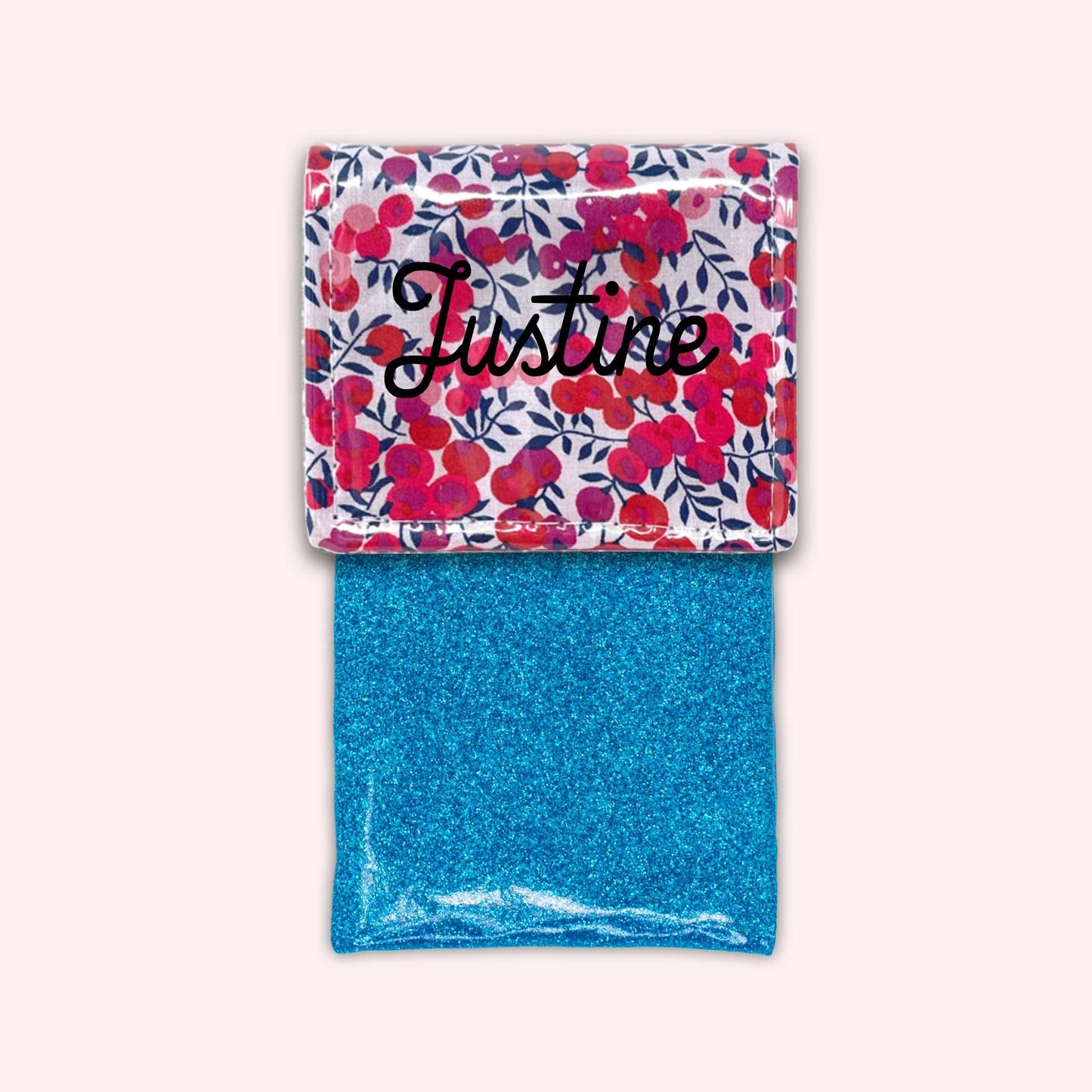 Pochette aimantée Liberty Wiltshire Rouge